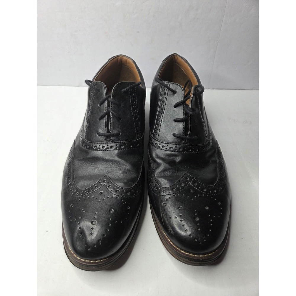 Dockers Mens‎ Black Wingtip Brogue Oxford Dress Shoes 13M 90-36584